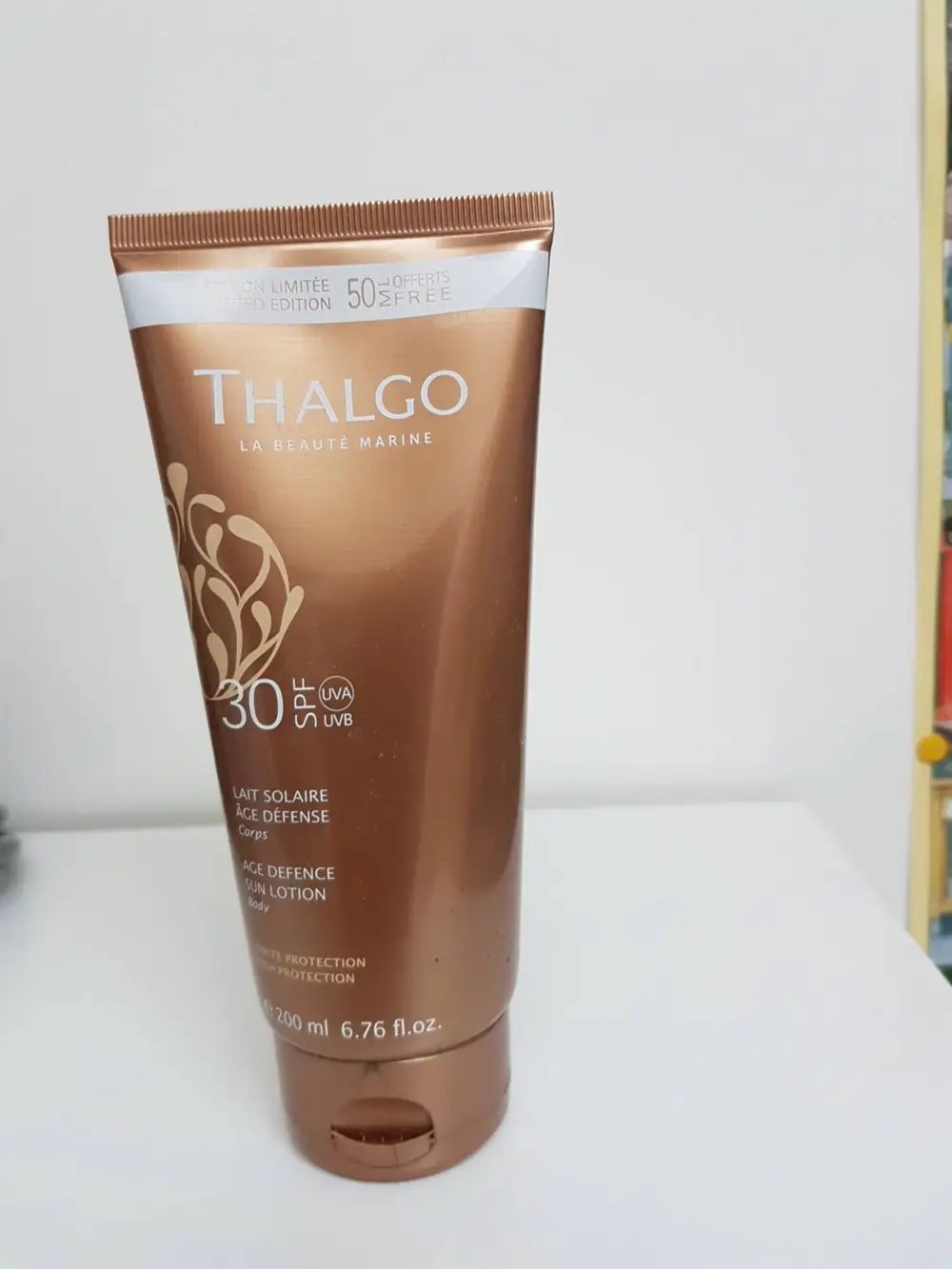 THALGO - Age défense corps - Lait solaire  SPF 30