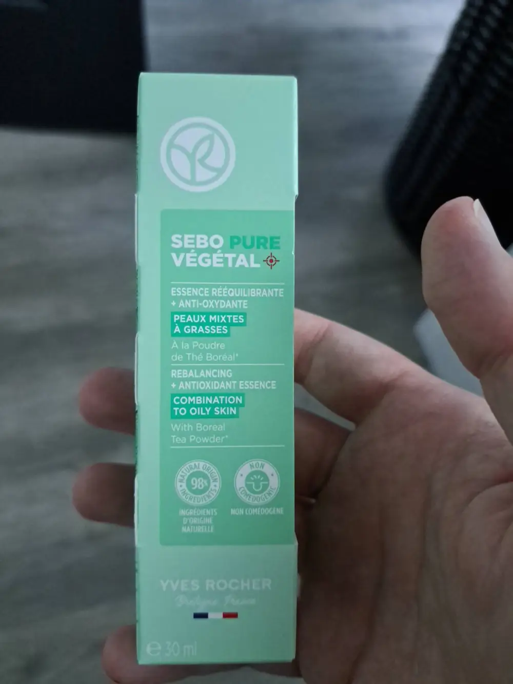 YVES ROCHER - Sebo pure végétal - Essence rééquilibrante + anti-oxydante