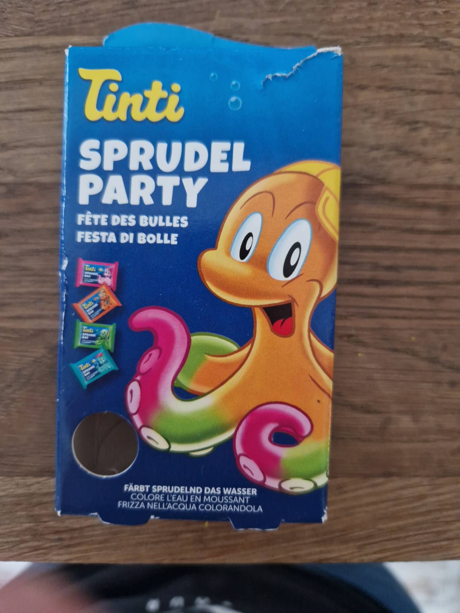 TINTI - Sprudel party - Fête des bulles