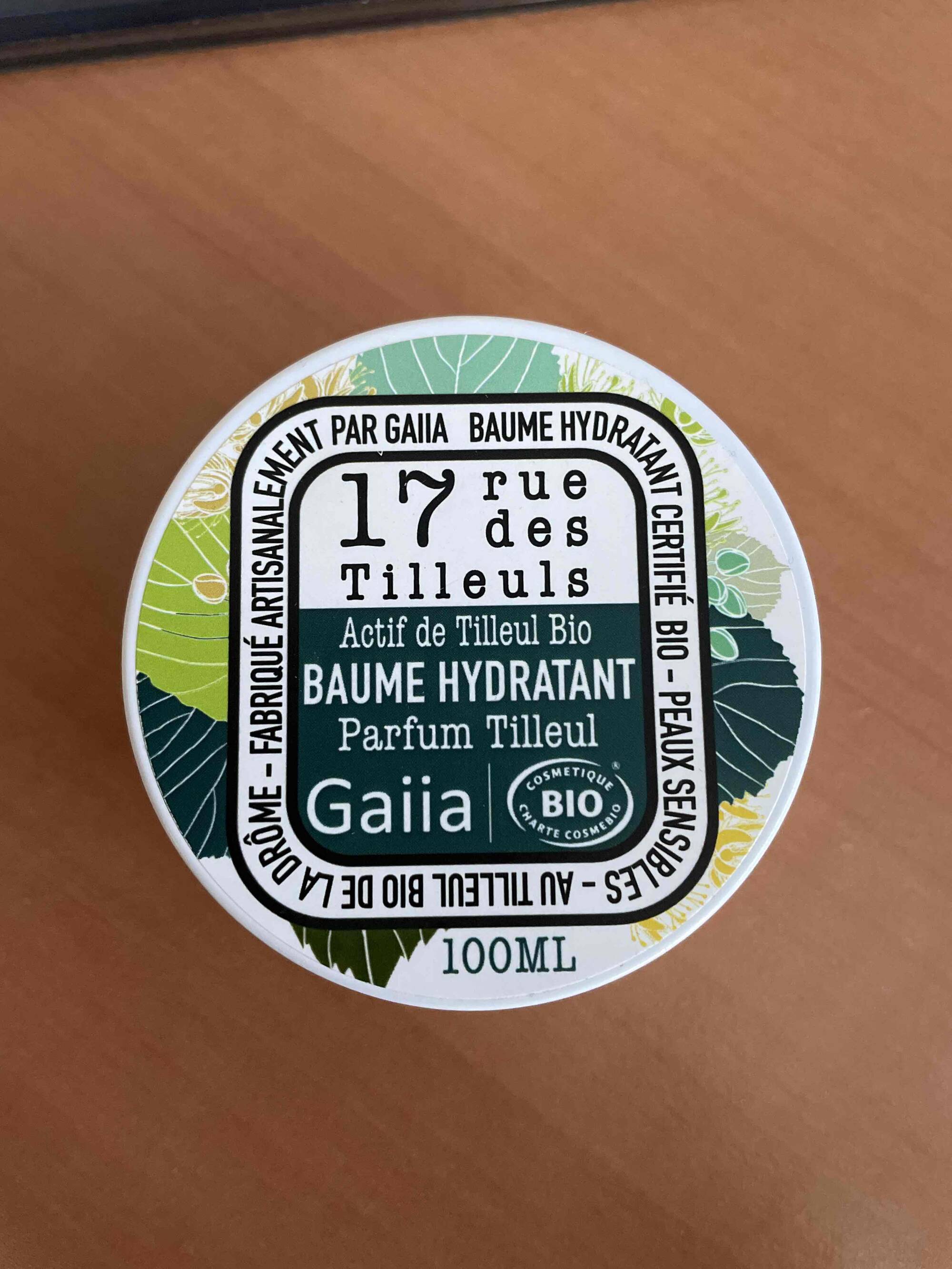 GAIIA - Baume hydratant parfum tilleul bio