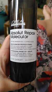 L'ORÉAL PROFESSIONNEL - Absolu repair molecular - Sérum à rincer professionnel