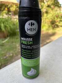 CARREFOUR - Mousse fresh mousse à raser- peaux normales