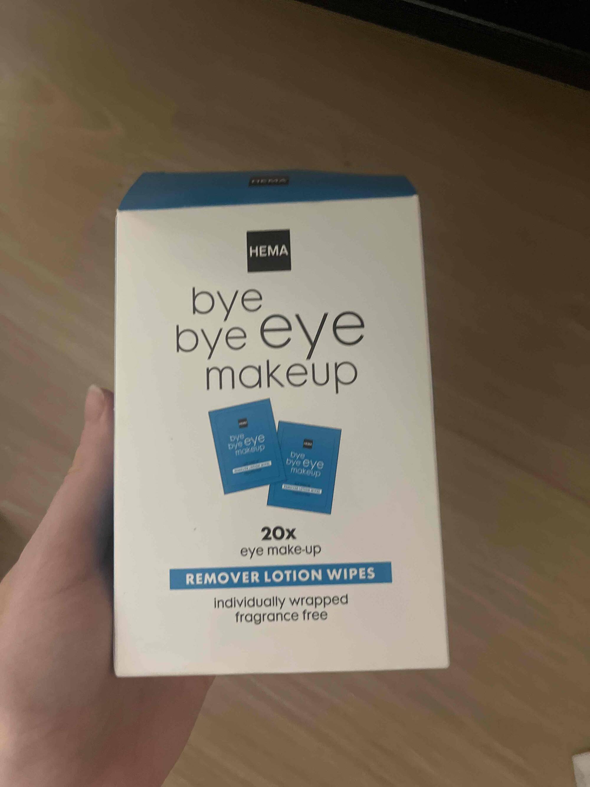 HEMA - Bye bye eye makeup