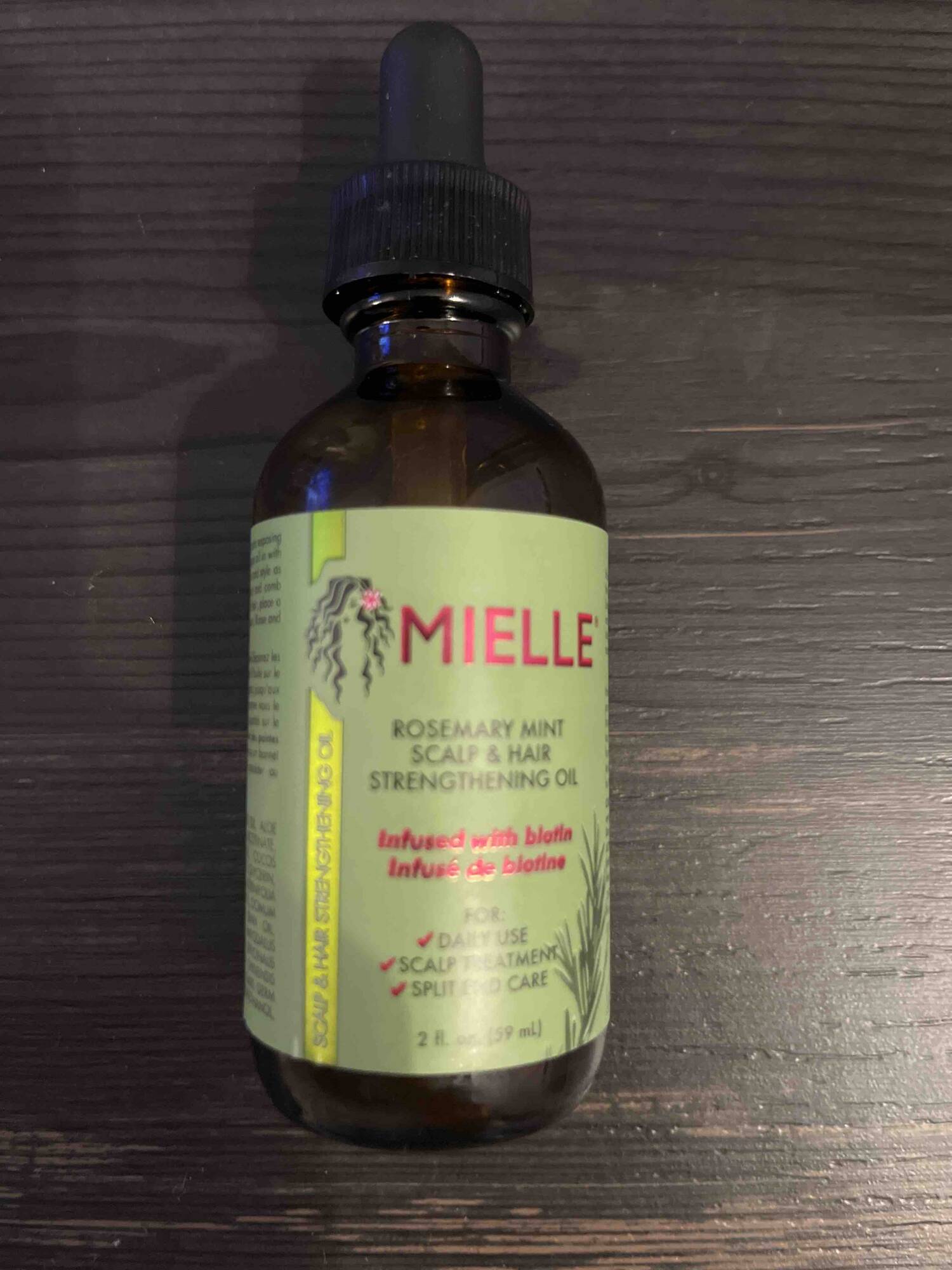 MIELLE - Rosemary mint scalp & hair strenghening oil
