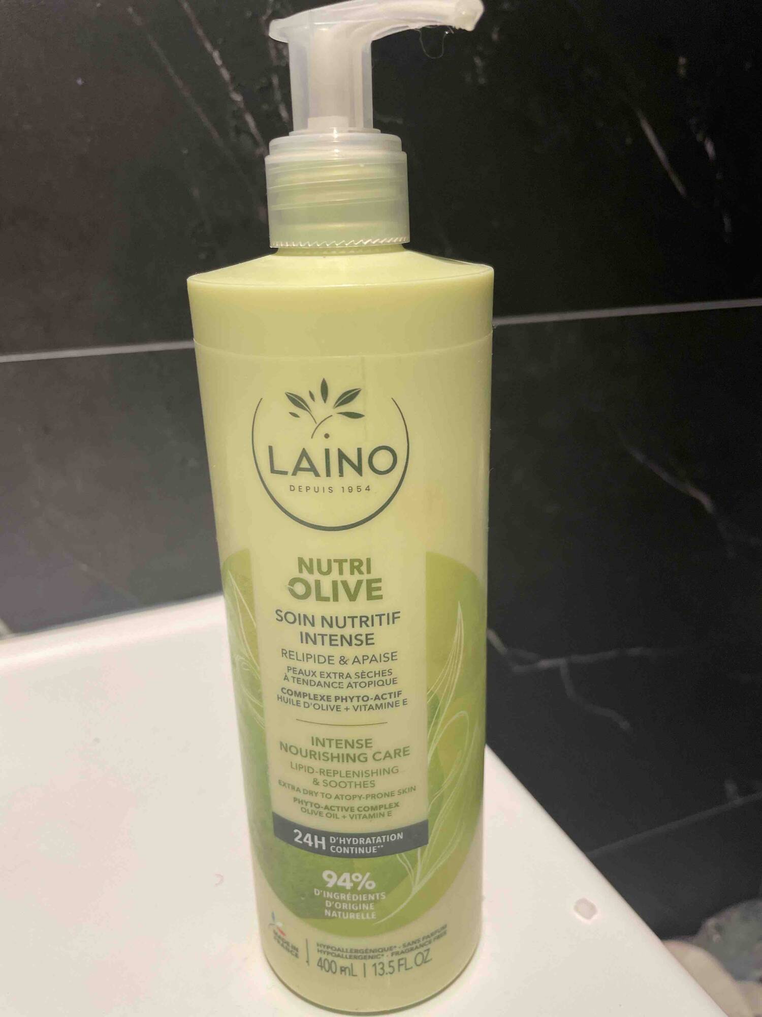 LAINO - Nutri olive - Soin nutritif intense 24h