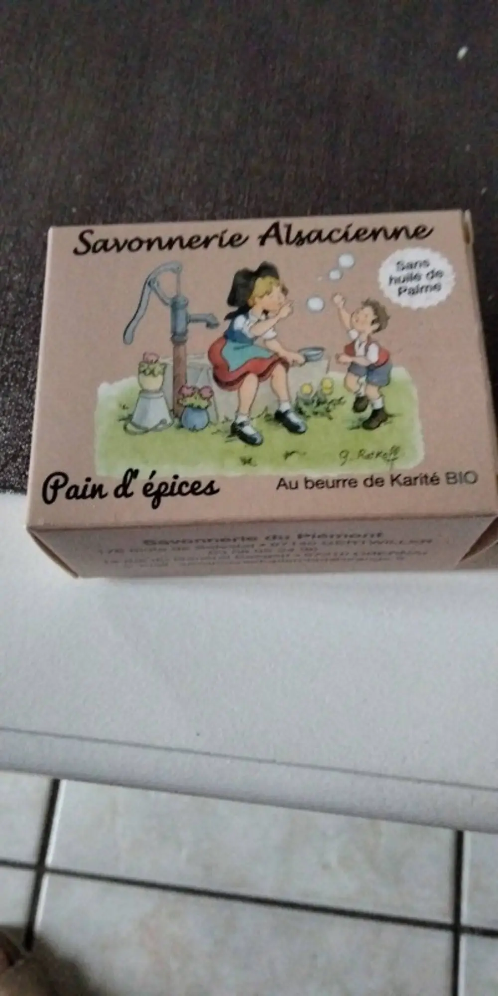 SAVONNERIE ALSACIENNE - Pain d'épices au beurre de karité bio
