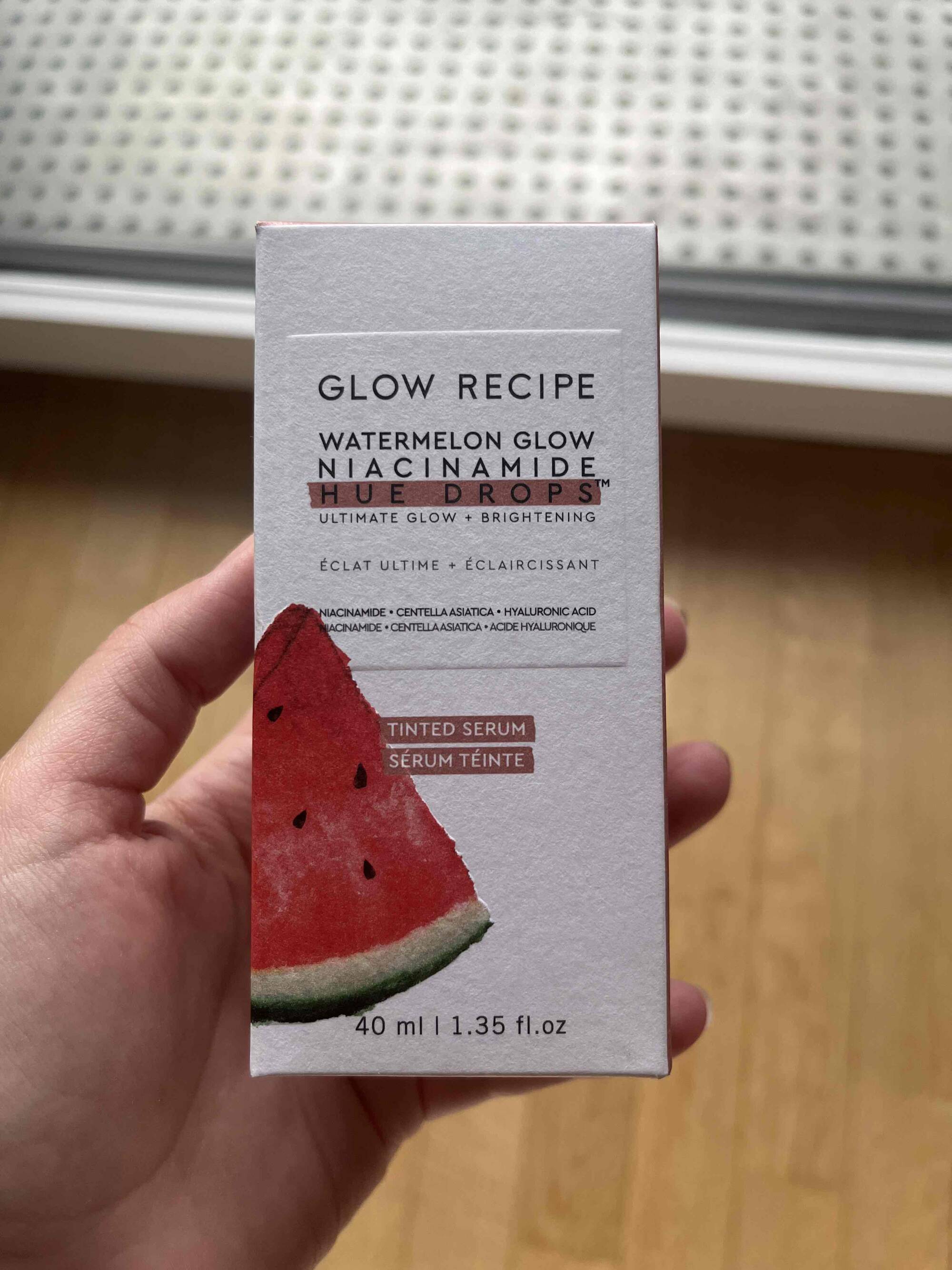 GLOW RECIPE - Watermelon glow niacinamide hue drops - Sérum teinté