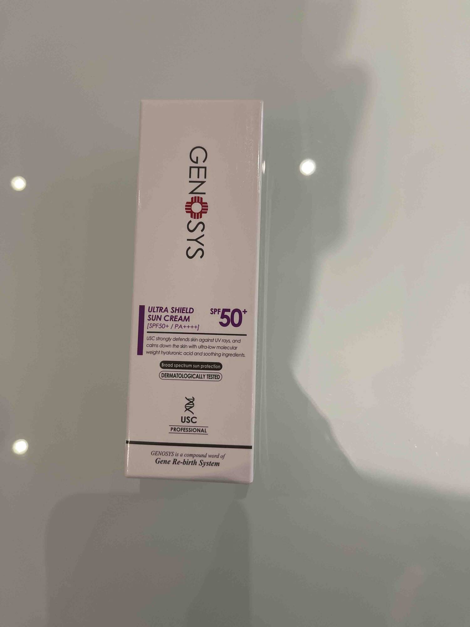 GENOSYS - Ultra shield sun cream spf50+