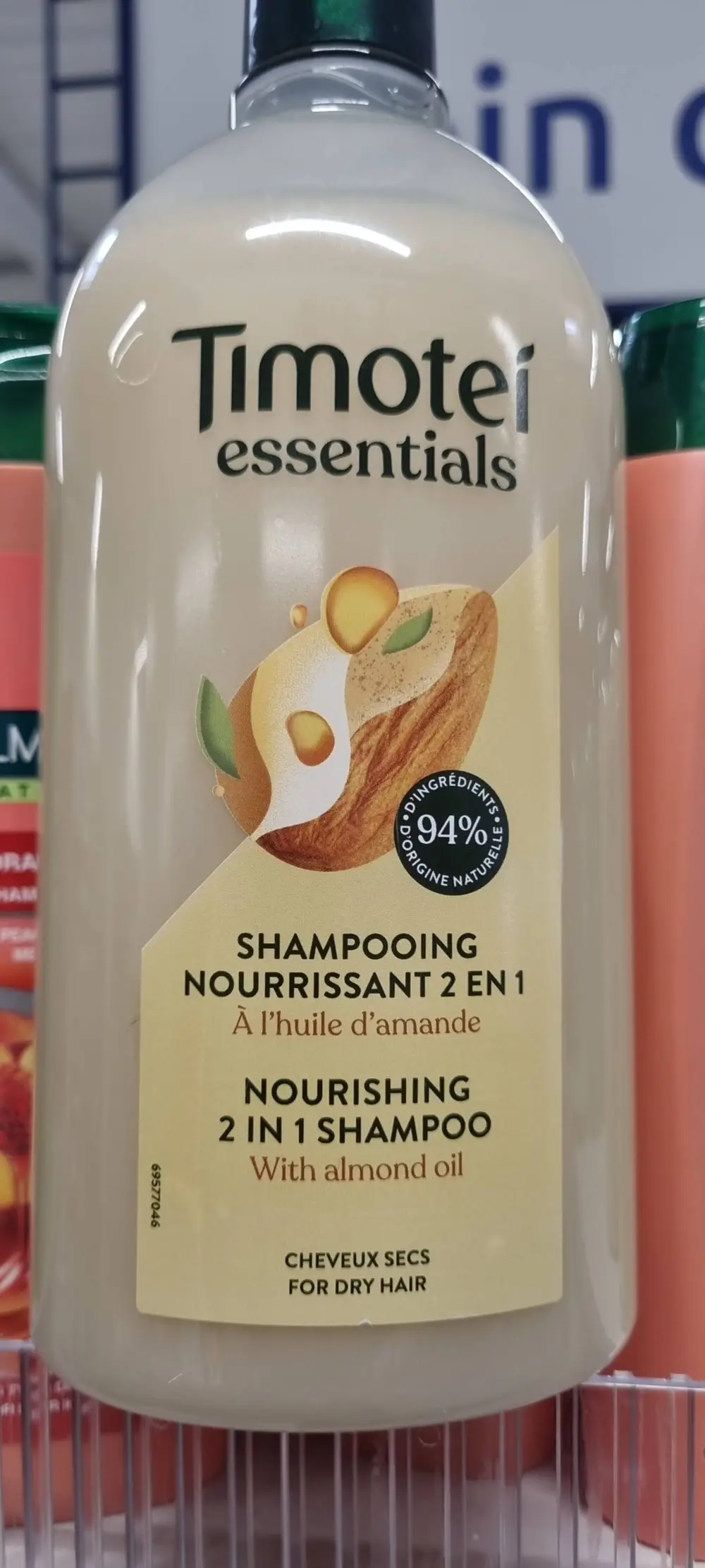 TIMOTEI ESSENTIALS - Shampooing nourrissant 2 en 1