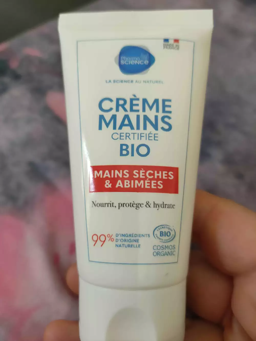 PHARMASCIENCE - Crème mains certifiée bio