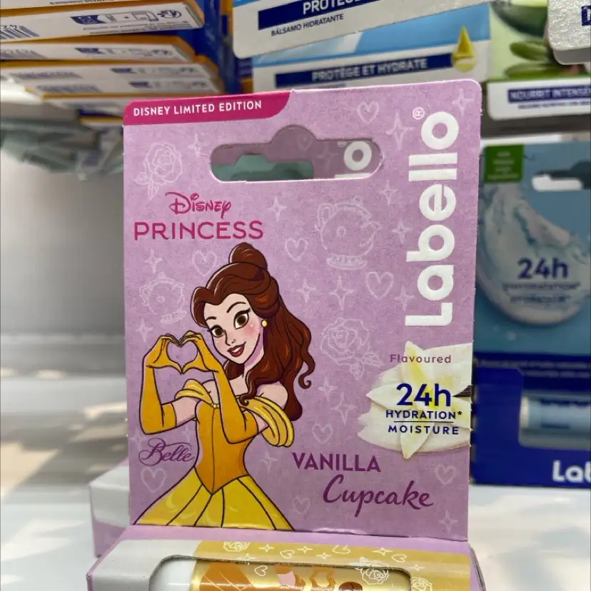 LABELLO - Disney princess belle - Baume à lèvres vanilla cupcake