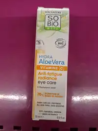SO'BIO ÉTIC - Hydra aloe vera vitamine C - Anti-fatigue radiance eye care