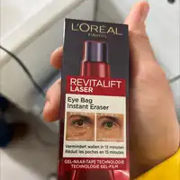 L'ORÉAL - Revitalift laser - Eye bag instant eraser