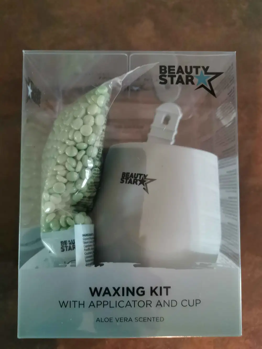 BEAUTY STAR - Waxing kit with applicator and cup