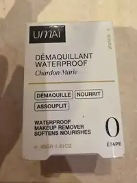 UMAÏ - Démaquillant waterproof Chardon-Marie