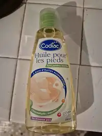 CODIAC - Huile pour les pieds
