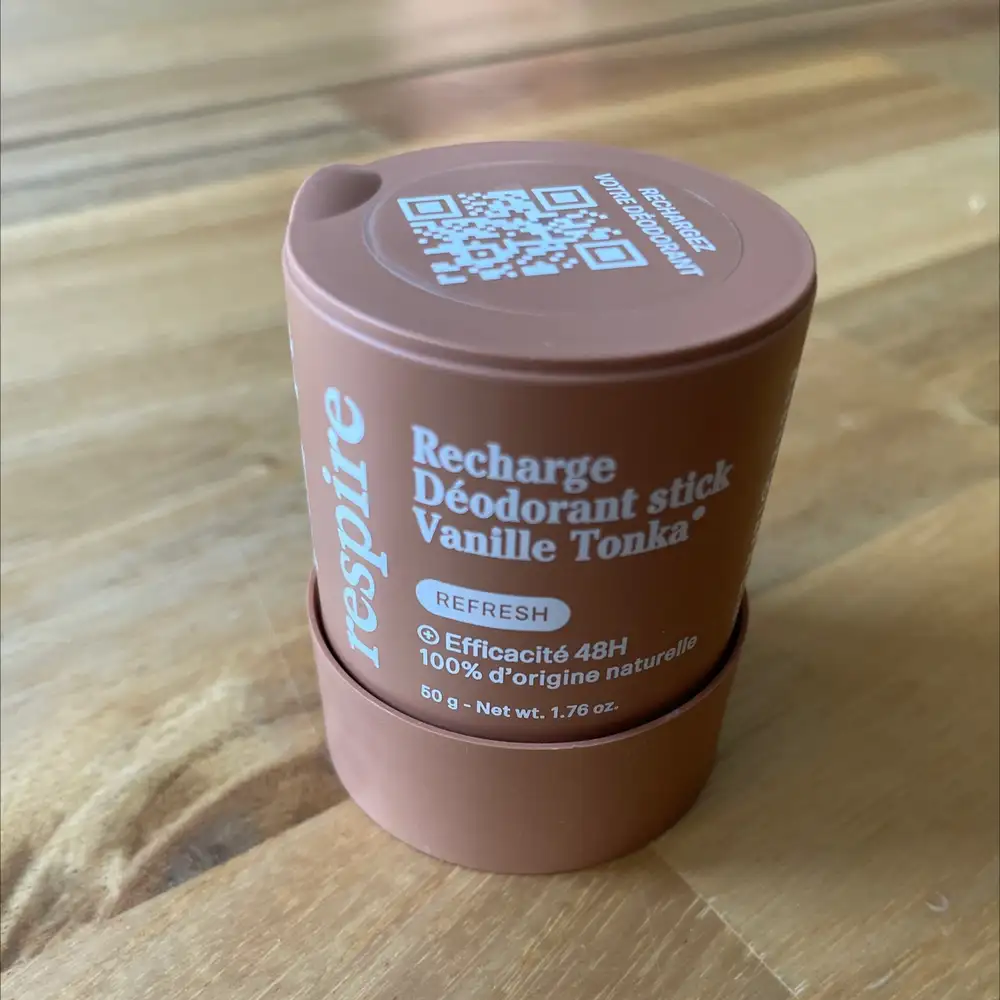 RESPIRE - Recharge déodorant stick vanille tonka