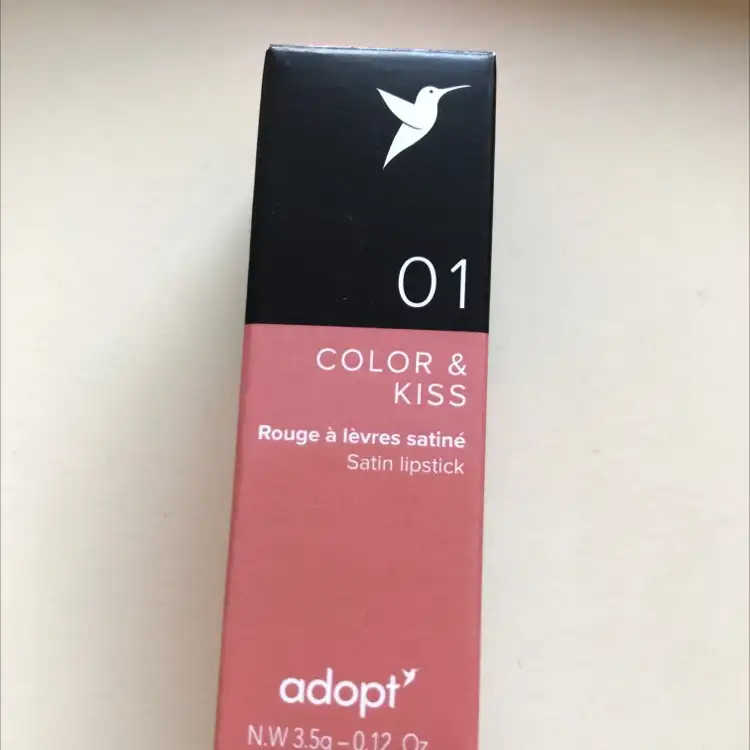 ADOPT' - Color & kiss 01 - Rouge à lèvres satiné