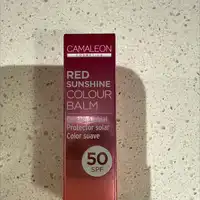 CAMALEON COSMETICS - Red sunshine - Baume à lèvres coloré SPF 50