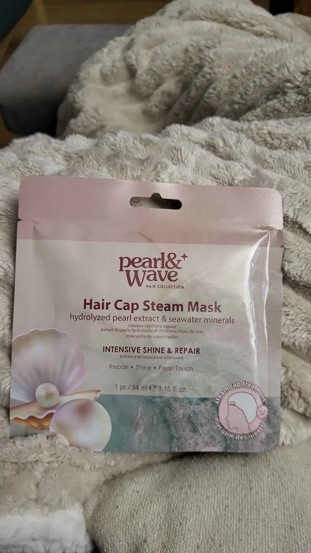 PEARL AND WAVE - Hair cap steam mask 