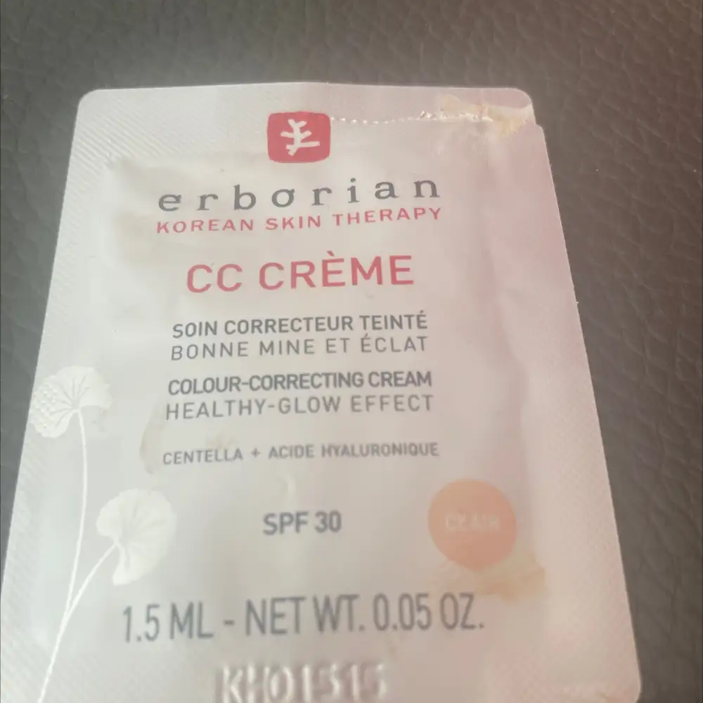 ERBORIAN - CC crème soin correcteur teinté clair