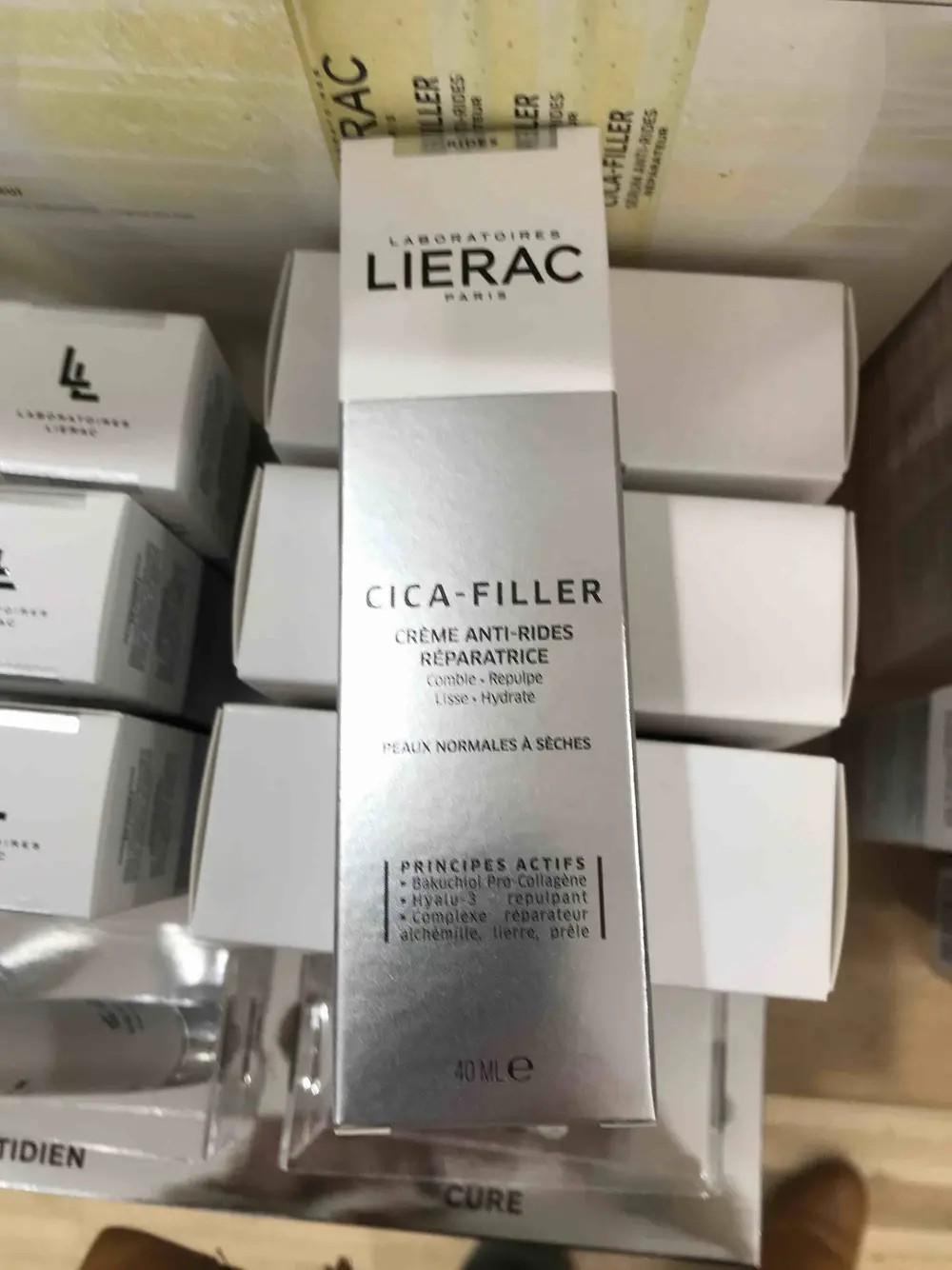 LIÉRAC - Cica-filler - Crème anti-rides réparatrice