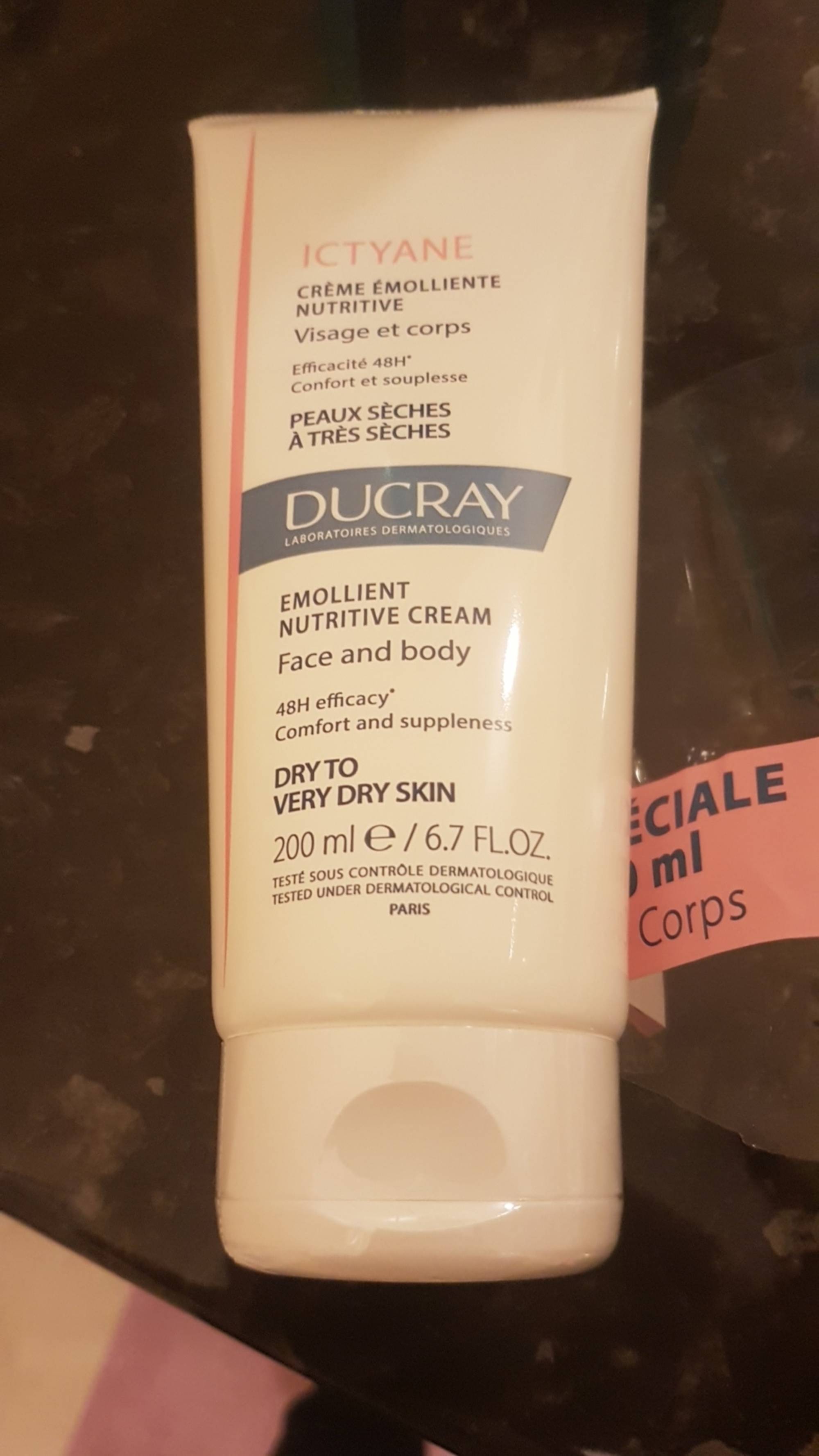 DUCRAY - Ictyane - Crème émolliente nutritive 