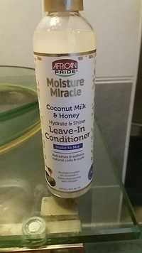 AFRICAN PRIDE - Moisture miracle coconut milk & honey - Leave-in conditioner