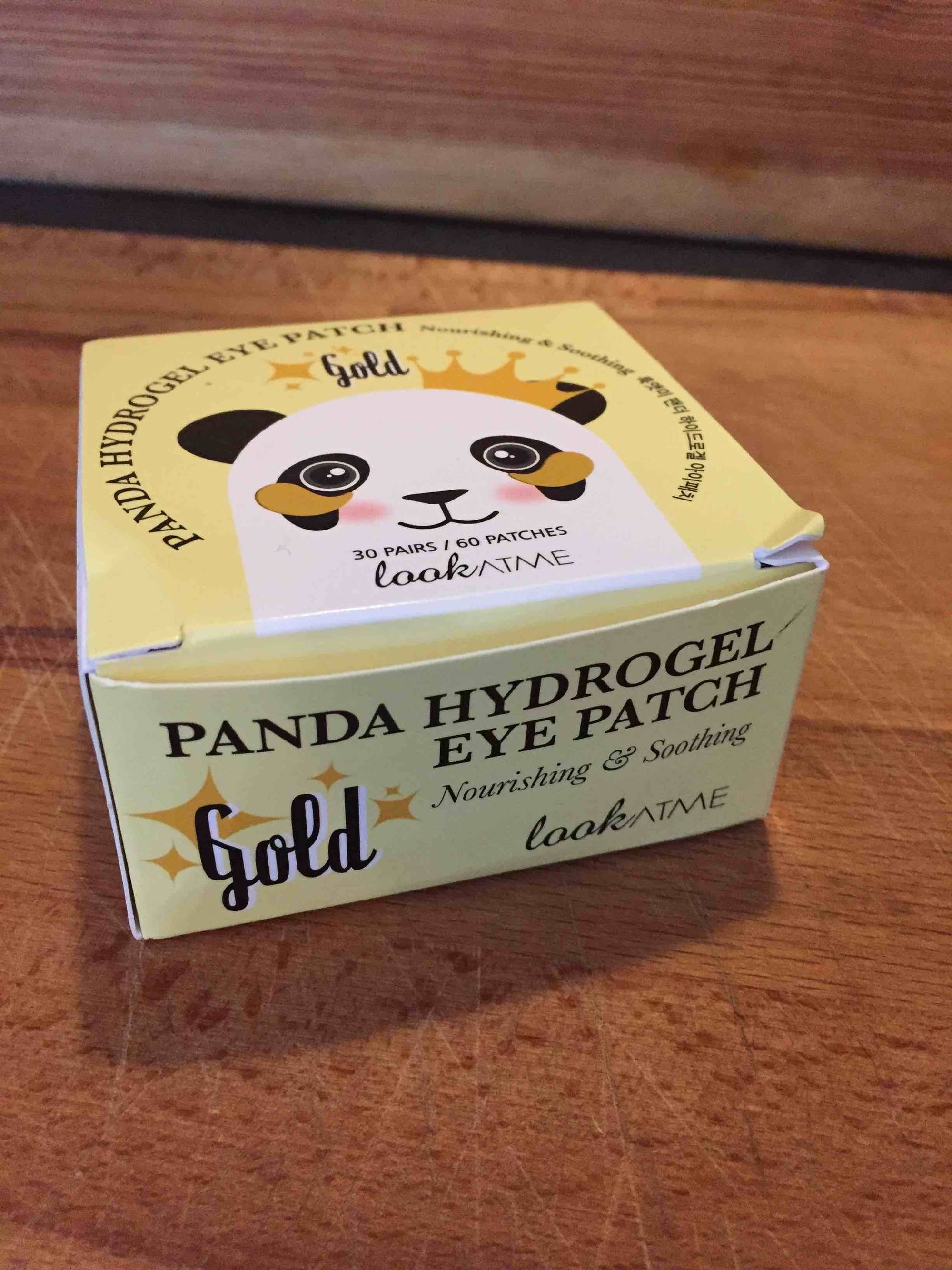 LOOK AT ME - Gold - Panda hydrogel eye patch