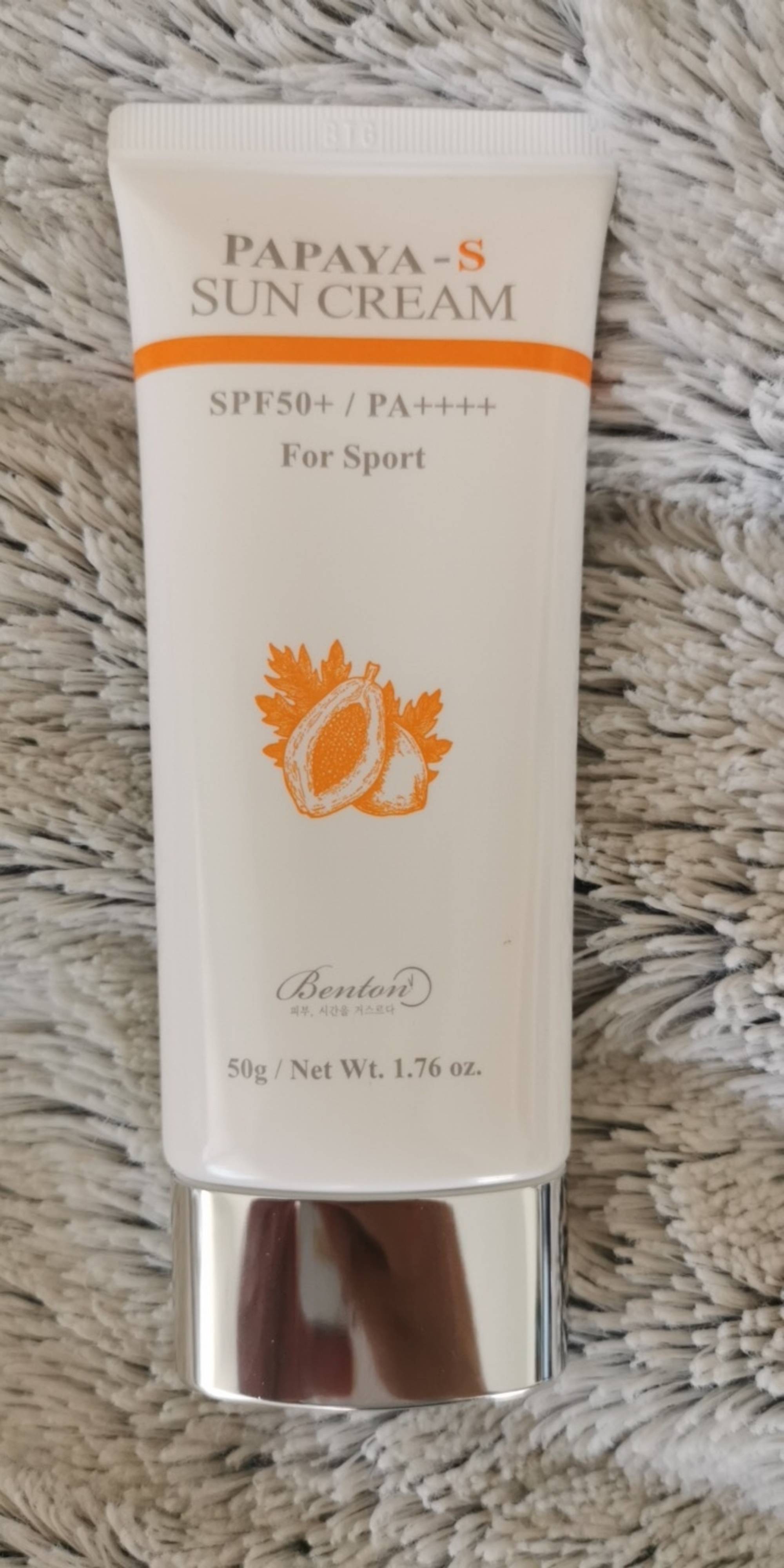 BENTON - Papaya-s - Sun cream SPF50+