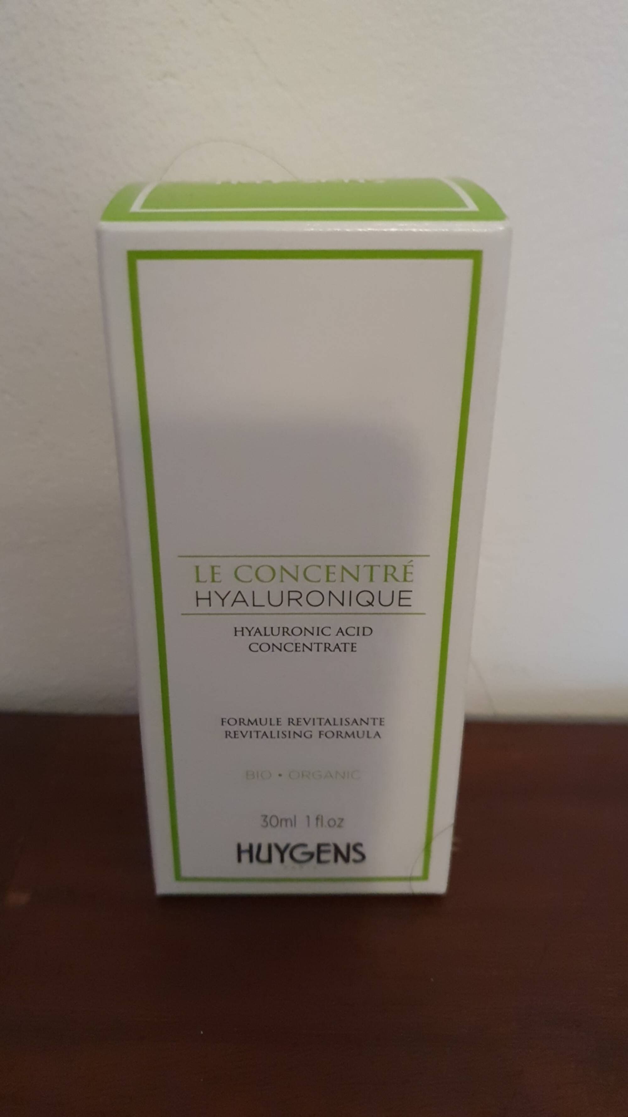 HUYGENS - Bio organic - Hyaluronic acid concentrate