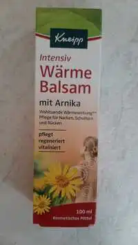 KNEIPP - Intensive wärme balsam mit arnika