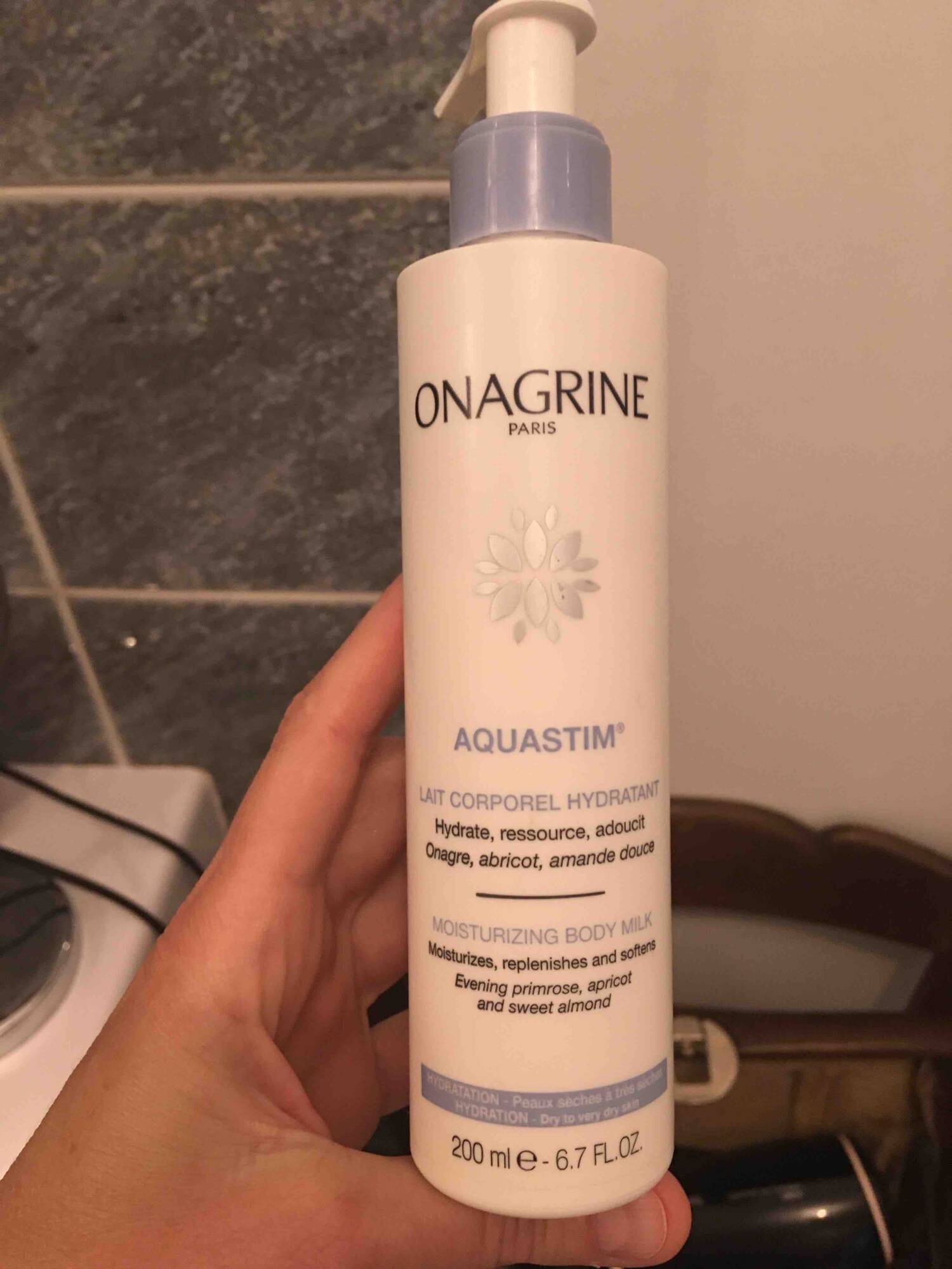 ONAGRINE - Aquastim - Lait corporel hydratant