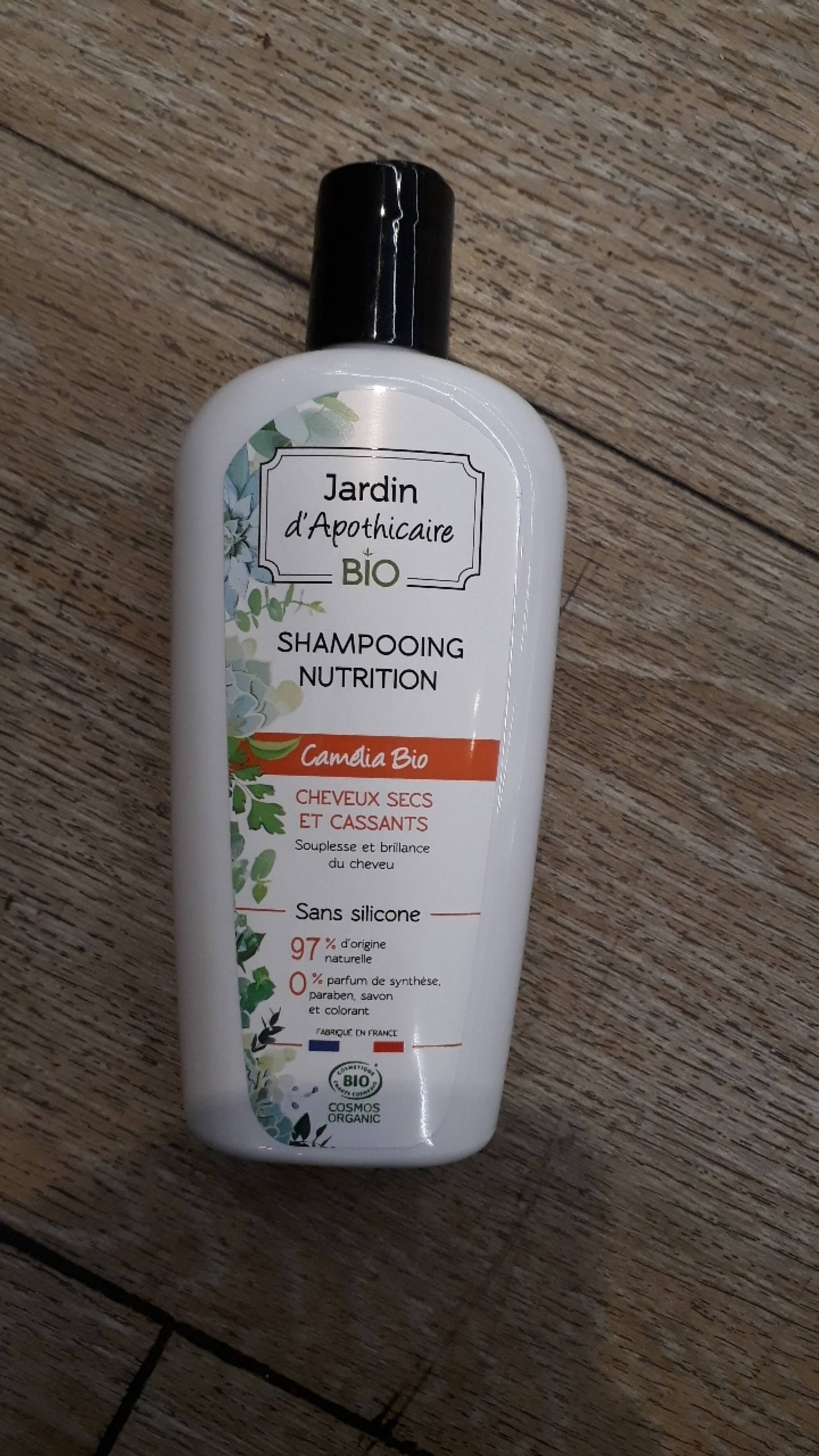 JARDIN D'APOTHICAIRE - Camélia Bio - Shampooing nutrition