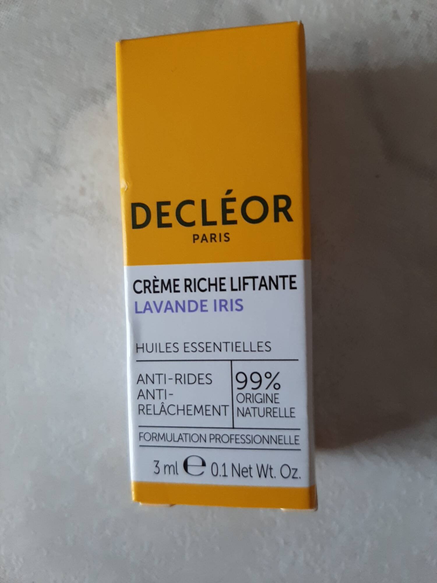 DECLÉOR - Crème riche liftante lavande iris