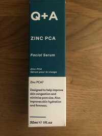 Q+A - Zinc PCA - Facial serum