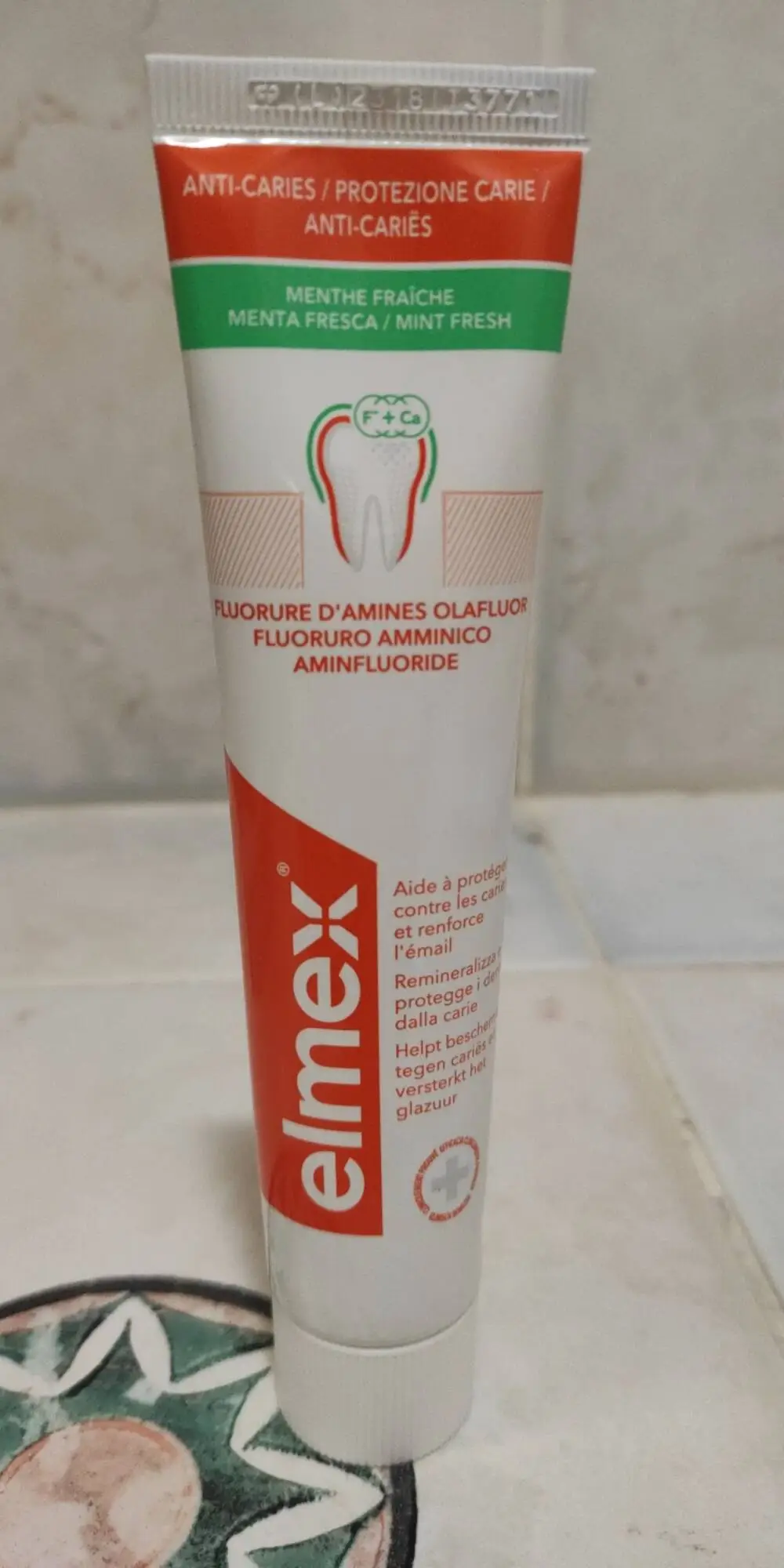 ELMEX - Anti carie - Dentifrice menthe fraîche