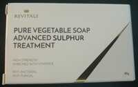 REVITALE - Pure vegetable soap advanced sulphur treatment