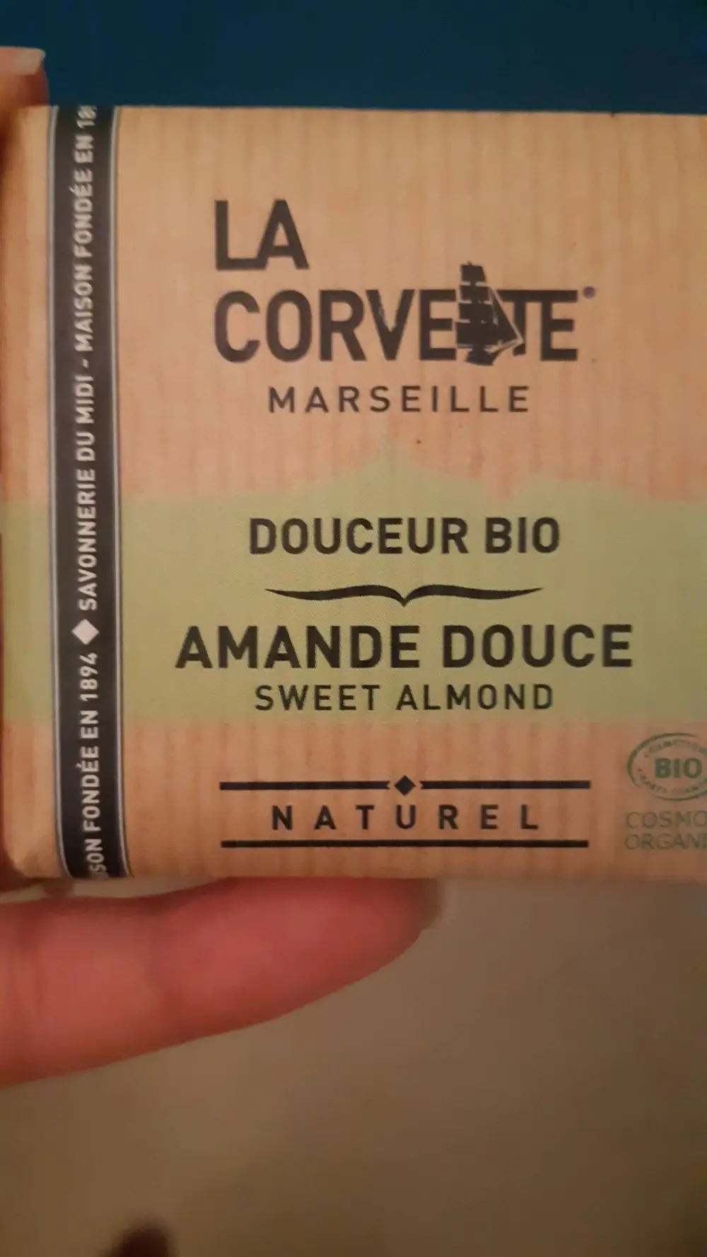 LA CORVETTE - Amande douce - Savon douceur bio