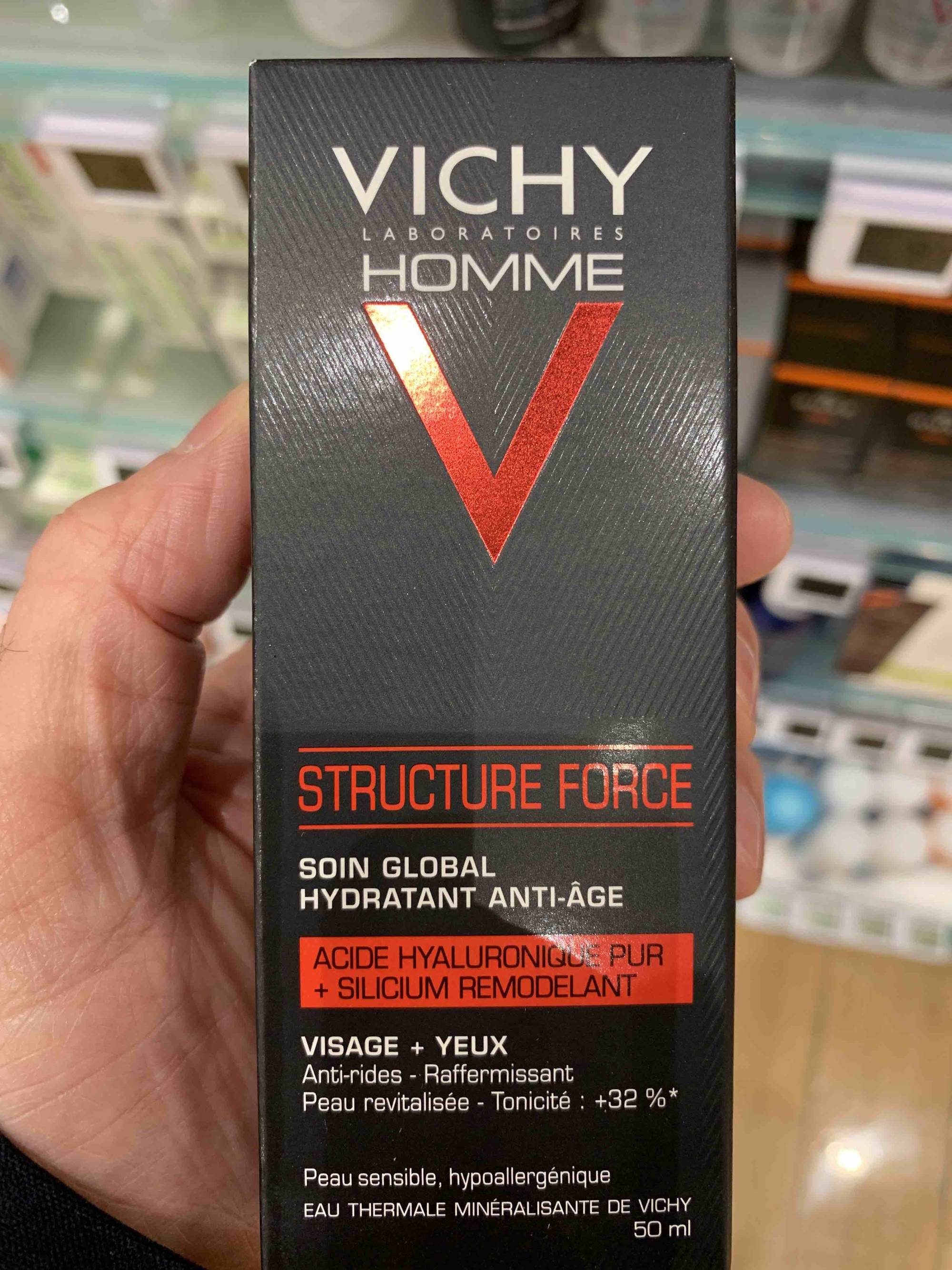 VICHY - Homme Structure force - Soin global hydratant anti-âge