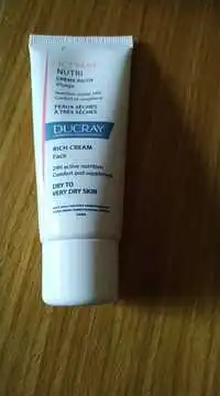 DUCRAY - Ictyane nutri - Crème riche visage