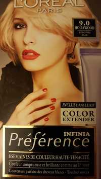 L'ORÉAL PARIS - Préférence Infinia - Coloration permanente 9.0 blond très clair
