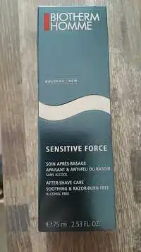 BIOTHERM - Homme sensitive force - Soin après-rasage 