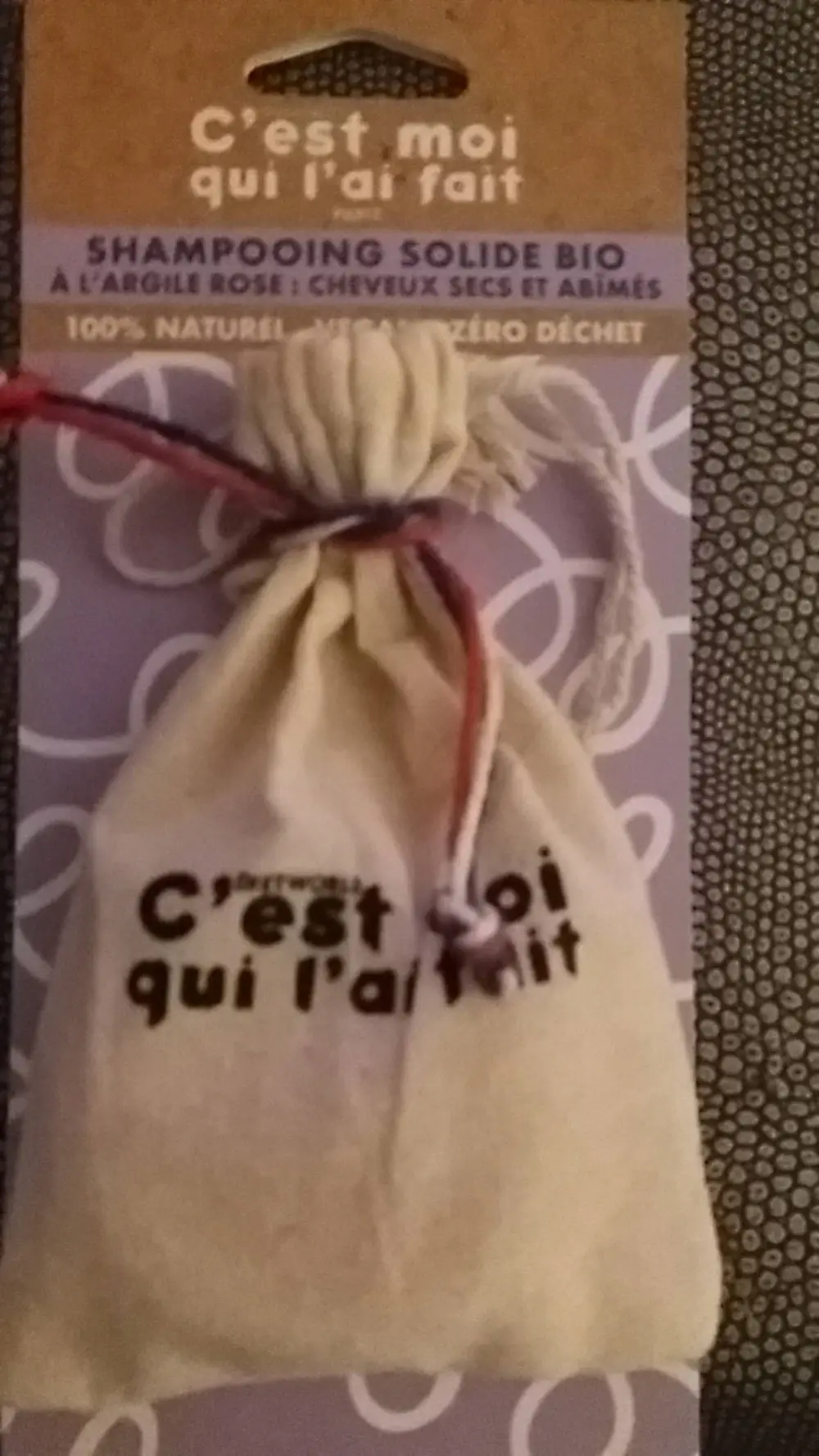 C'EST MOI QUI L'AI FAIT - Shampooing solide bio à l'argile rose