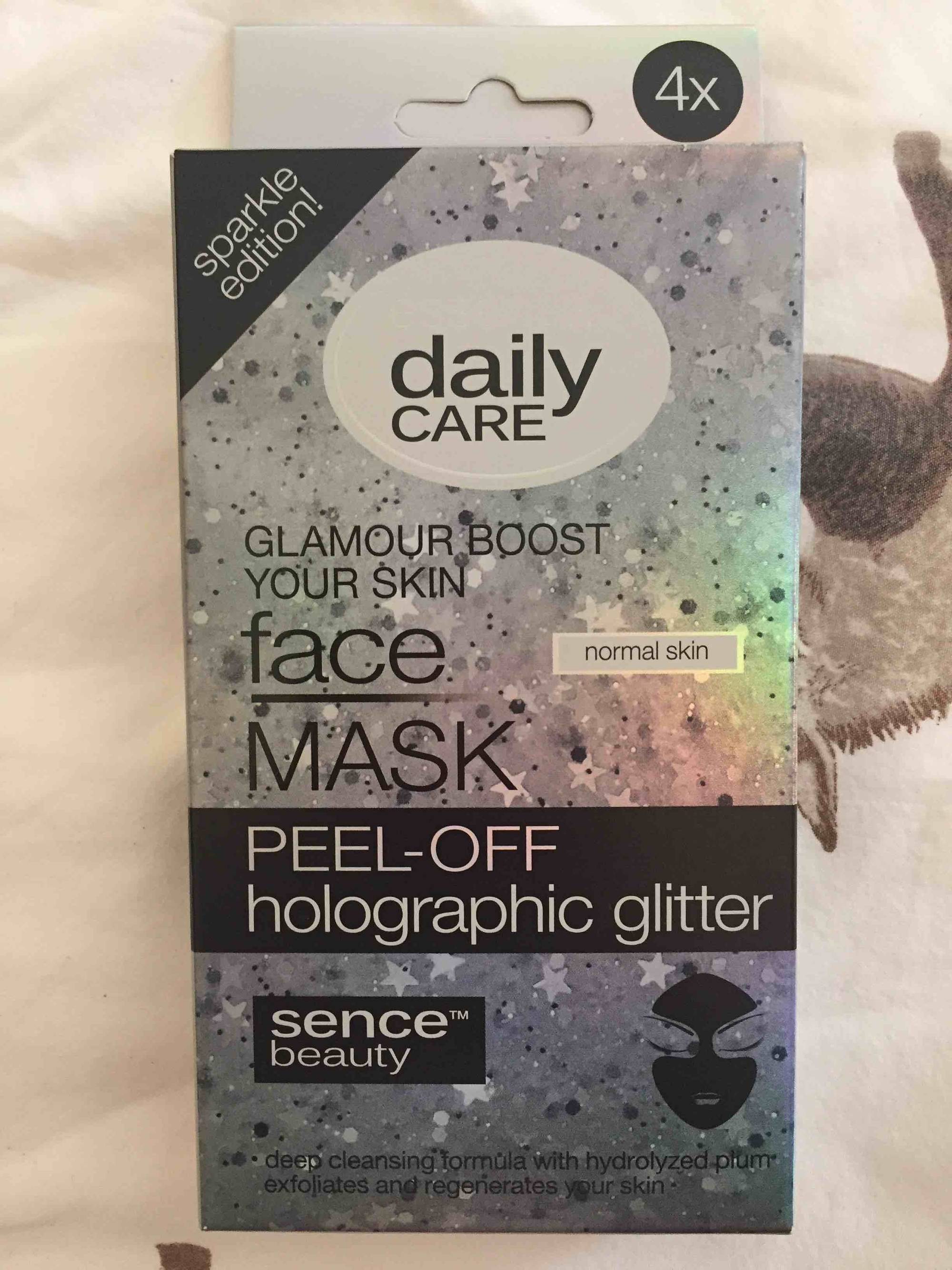 SENSE BEAUTY - Daily care - Face mask peel-off holographic glitter