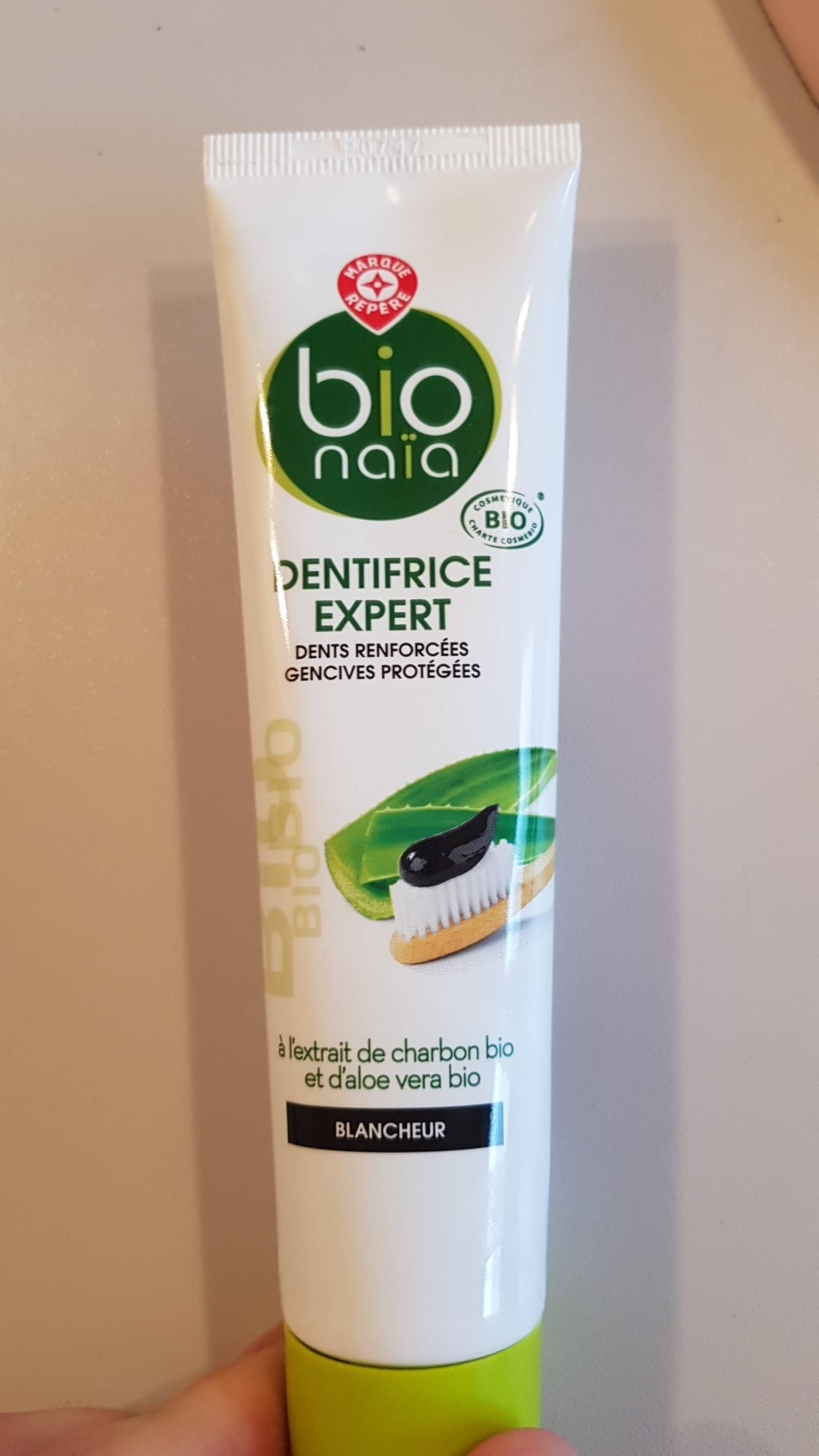 MARQUE REPÈRE - Bio naïa - Dentifrice expert blancheur 