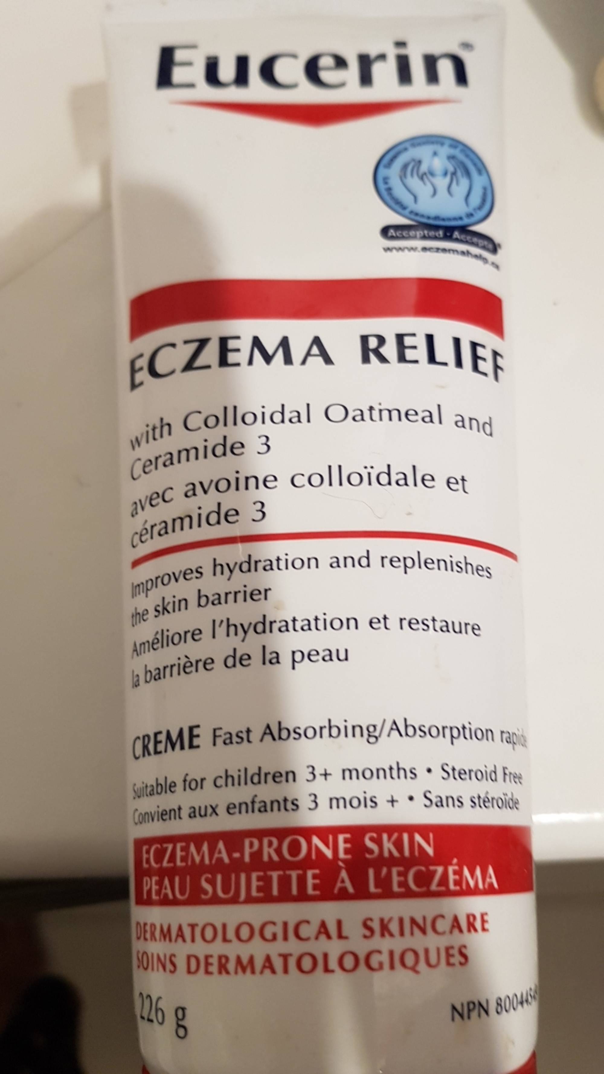 EUCERIN - Eczema relief - Crème