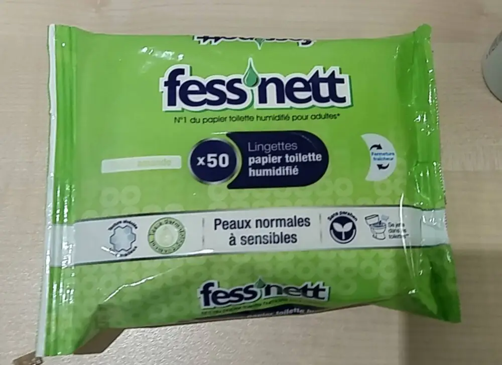 FESSNETT - Lingettes Papier Toilette Humidifié