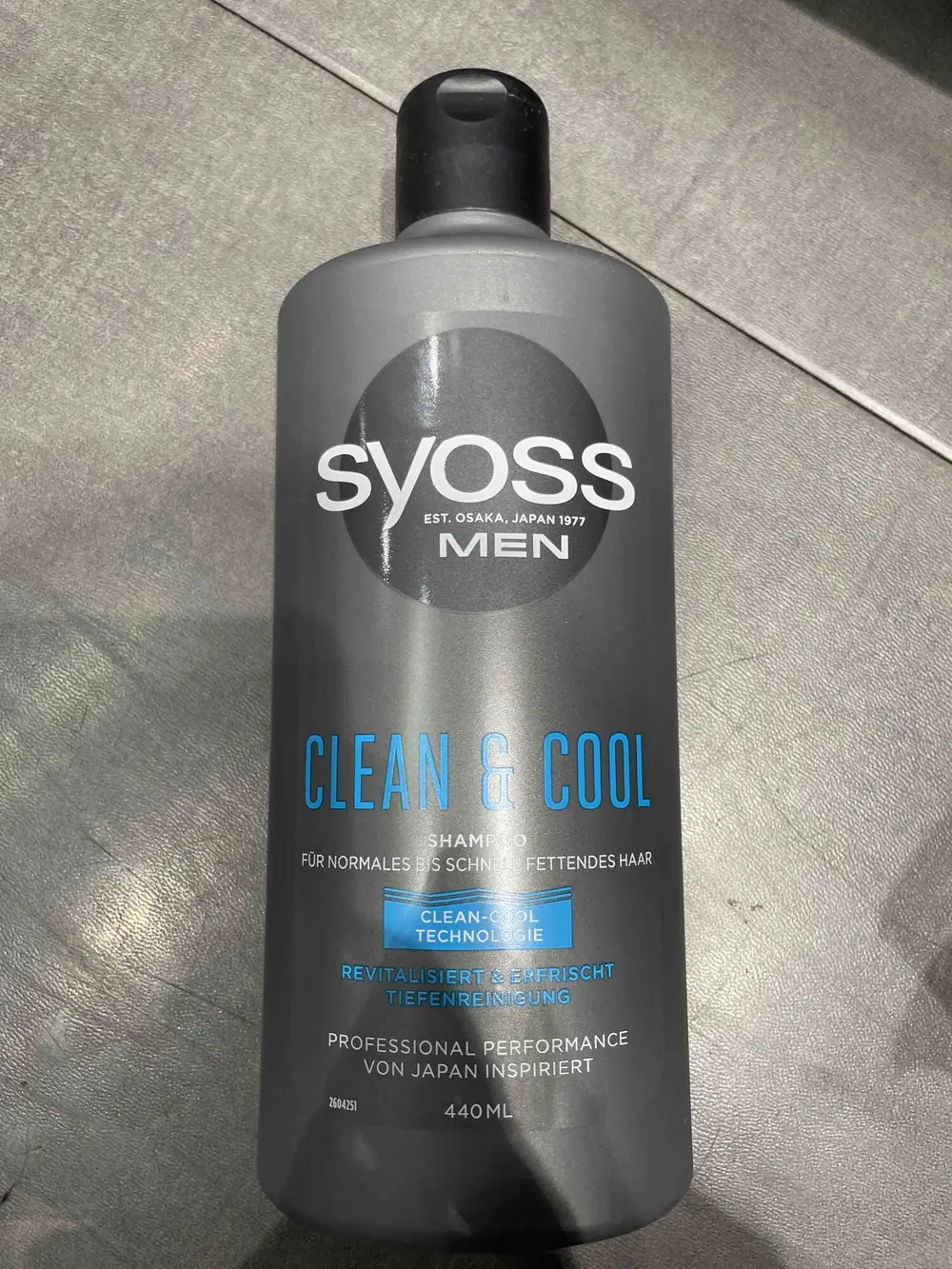 SYOSS MEN - Clean & cool - Shampooing