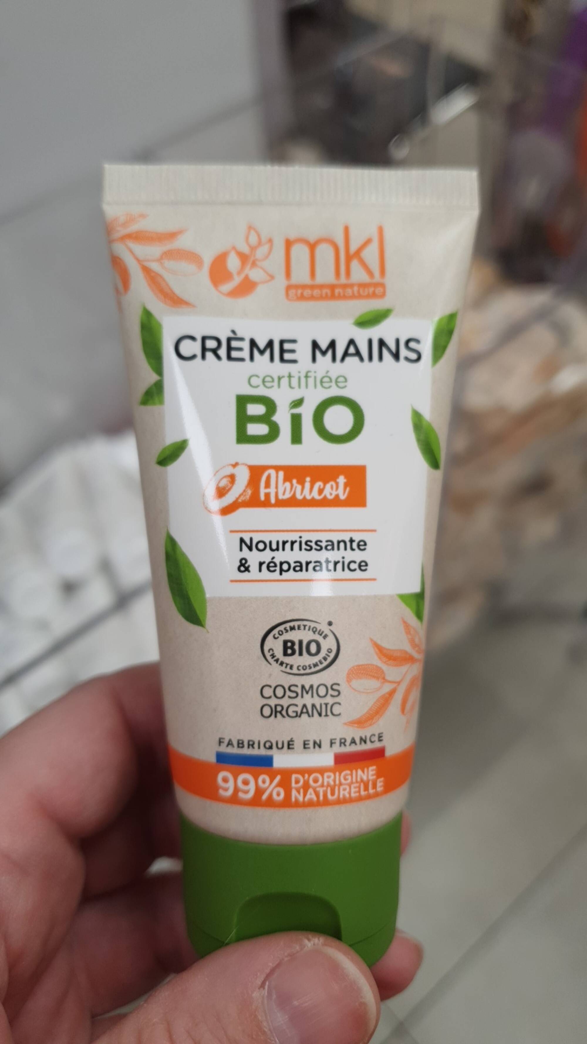 MKL - Crème mains abricot bio
